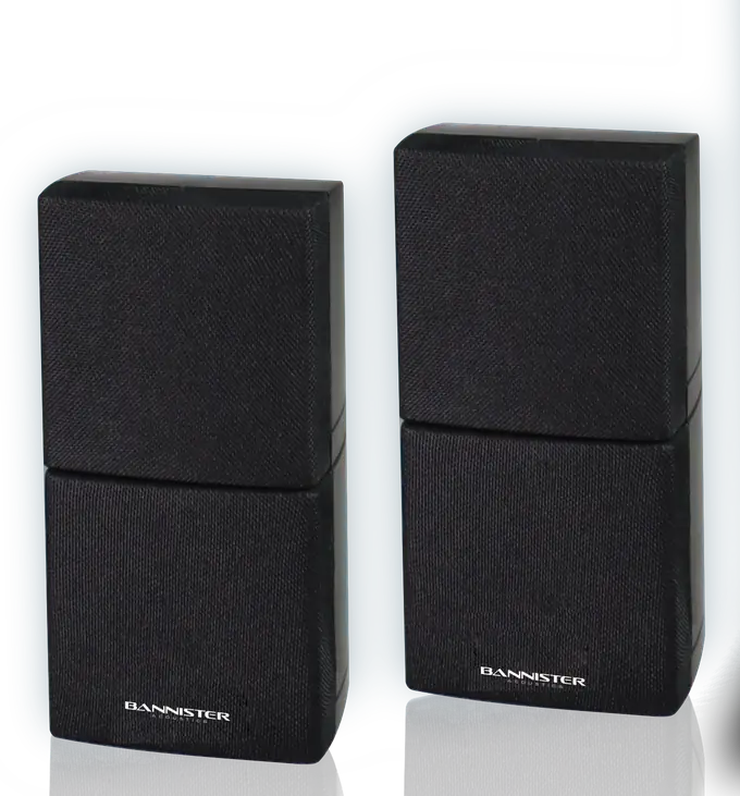 Bannister 8800 Elite Series satellite speakers - Plate II, pair of two-way satellites